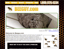 Tablet Screenshot of beeguy.com